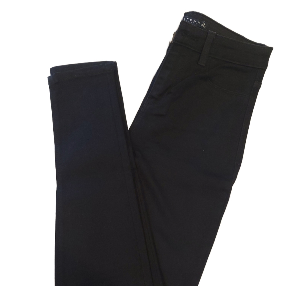 Black High Waisted Denim